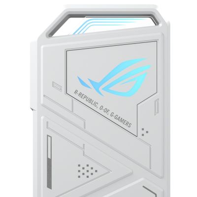 26. ASUS ROG STRIX ARION Weißes Festplattengehäuse