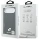 8. Karl Lagerfeld Karl & Choupette Head Pins Saffiano MagSafe Hülle für iPhone Air - Schwarz