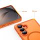 5. Tech-Protect Magmat MagSafe Hülle für Samsung Galaxy S26 - Orange Matt