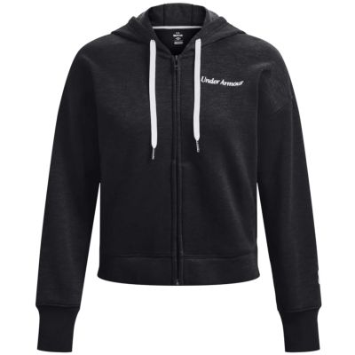 3. Under Armour Essential Fleece Script FZ Hoodie W 1374106-001