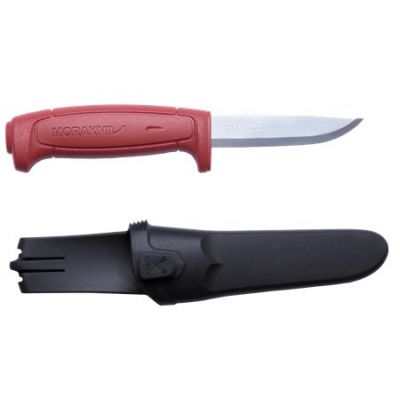 4. Morakniv BASIC 511 Messer - Kohlenstoffstahl - Rot