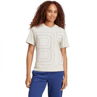 4. adidas Essentials Baumwoll-T-Shirt mit kleinem Logo W JI6079