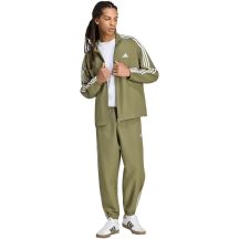 Herren-Trainingsanzug adidas 3-Stripes Woven oliv KY2300