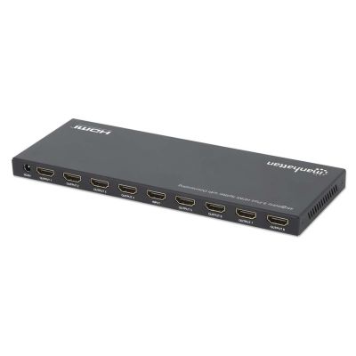 6. MANHATTAN 4K60Hz 8-Port HDMI-Splitter mit Downscaling