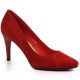 7. Sergio Leone W SK379K rote Wildleder-Pumps