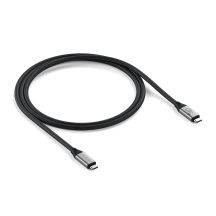 Satechi USB4 V2 Pro Kabel USB4 Gen 4x2 1,2 m USB-C 120 Gbit/s 240 W Silber, Schwarz