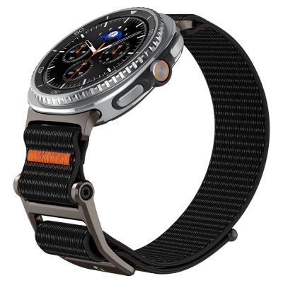 10. Spigen DuraPro Flex Armband für Samsung Galaxy Watch 40/44/46 mm - Schwarz