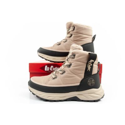 10. Lee Cooper Damen Winter Wanderschuhe, isoliert, Beige, Schwarz