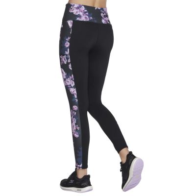 2. Skechers GO Stretch Winter Bloom Leggings LG5-BLVP Schwarz XS