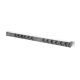 6. Vertikale PDU-Steckdosenleiste, 12x Schuko-Steckdosen, 2x (2m, Unischuko-Stecker, 16A, Überlastschutz)