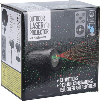 Laserprojektor mit 13 Funktionen und Fernbedienung