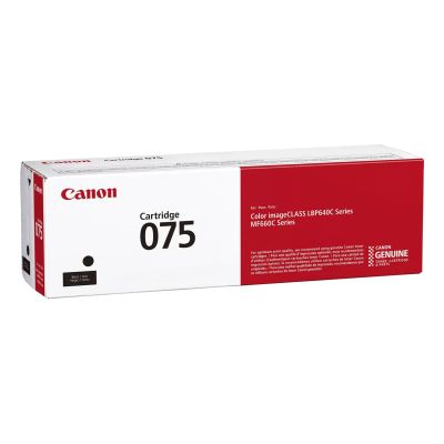 2. Canon 075 Tonerkartusche, 1 Stück, Original Schwarz