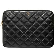 Guess Quilted 4G-Hülle für einen 16-Zoll-Laptop – Schwarz