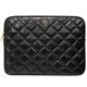 Guess Quilted 4G-Hülle für einen 16-Zoll-Laptop – Schwarz