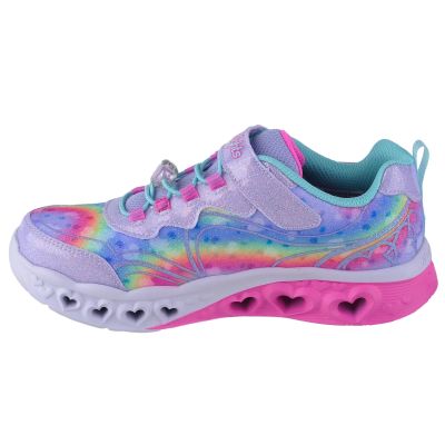 2. Skechers Flutter Heart Lights - Groovy Swirl 303253L-LVAQ Rosa 30