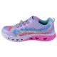 2. Skechers Flutter Heart Lights - Groovy Swirl 303253L-LVAQ Rosa 30