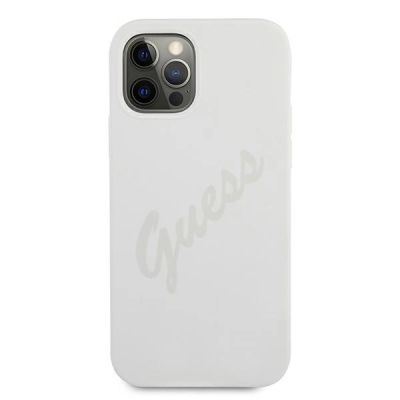 3. Guess GUHCP12LLSVSCR iPhone 12 Pro Max 6,7" Creme/Creme Hardcase Script Vintage