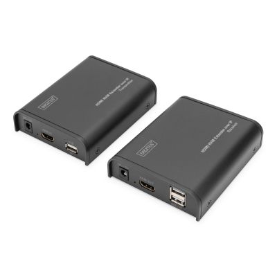 8. DIGITUS KVM-Extender HDMI+USB 120M CAT.5E UTP/IP 1080P FHD 60Hz Audio (Set) DS-55202