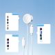 10. Joyroom S-IW007 3-in-1-Kabel USB-A magnetisches Ladegerät – Lightning 1,2 m – Weiß
