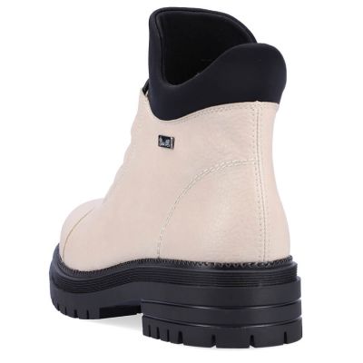 10. Wasserdichte, komfortable Damen-Winterstiefeletten in Beige Rieker Y3163-60
