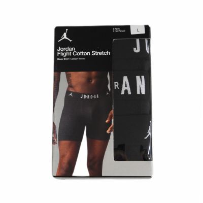 Bequeme Herren-Boxershorts Jordan Boxers 3er-Pack Schwarz - JM0622-023