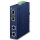 2. PLANET Industrieller 2-Port-Netzwerkkonverter Blau