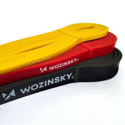3. Wozinsky WGO-3 Latex-Widerstandsbänder - 3 Stück.