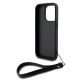 5. DKNY Wrist Strap Stock Logo Hülle für iPhone 15 Pro – Schwarz
