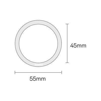 20. Baseus Halo Series Magnetring (2 Stück/Packung) silber (PCCH000012)