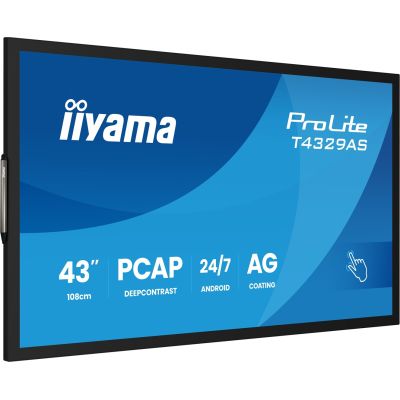 11. IIYAMA Monitor 108 cm (42,5") T4329AS-B1AG 16:9 M-Touch 2x HDMI + USB-C