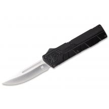 CobraTec D2 Lightweight OTF Black Springmesser