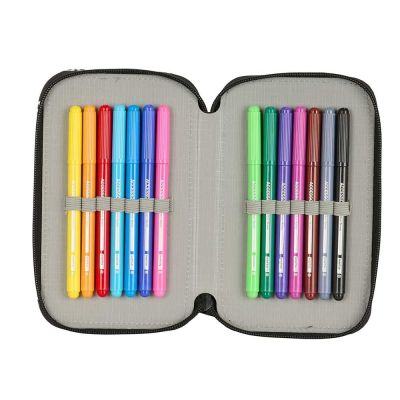 4. FC Barcelona Doppel-Federmäppchen, 29-teilig, 412625854