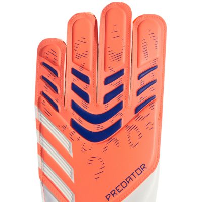 5. adidas Predator Glove Training Kinder-Torwarthandschuhe Weiß und Orange JN5361