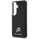 6. Karl Lagerfeld Saffiano KC Metal Logo MagSafe Hülle für Samsung Galaxy S26 Schwarz