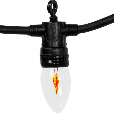 19. LICHTERKETTE MIT FLAMMENIMITIERUNG, 10 LEDs