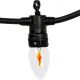 19. LICHTERKETTE MIT FLAMMENIMITIERUNG, 10 LEDs