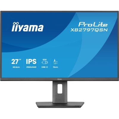 4. iiyama ProLite XB2797QSN-B1 Computermonitor 68,6 cm (27") 2560 x 1440 px Quad HD LCD Schwarz