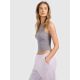 4. Schmal geschnittenes Damen-Rippstricktop 4F 4FRAW25TSLEF310-25S