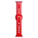 9. 3mk Silikon- Watch für Apple Watch 42/44/45/49 mm – Rot