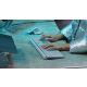 6. Logitech MX Keys S 920-011566 RF Wireless + Bluetooth QWERTZ-Tastatur, deutsches Aluminium, Weiß