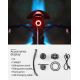 14. Rockbros Q3 Fahrrad-Rücklicht mit Smart Stop System - Schwarz