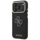 2. Guess Grained & Big Resin Logo Case für iPhone 18 Pro Max / 17 Pro Max - Schwarz