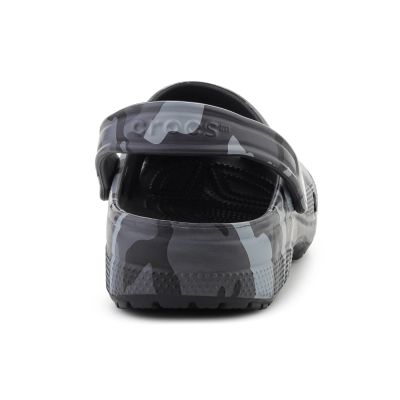 4. CROCS CLASSIC CAMOUFLAGE CLOG SCHWARZ/SCHIEFERGRAU 211936-0DD