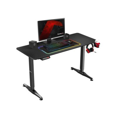 19. Huzaro Hero 8.5 Schwarzer Gaming-Schreibtisch