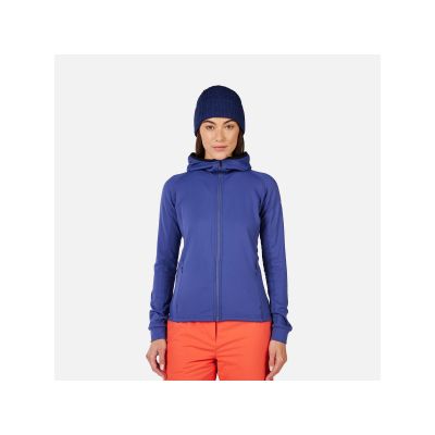 ROSSIGNOL Damen-Sweatshirt mit dünner Mid-Layer-Lage, FZ Blau