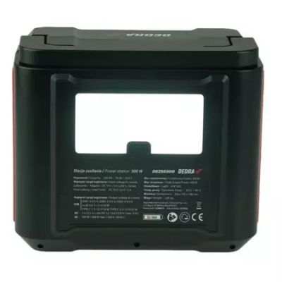 14. DEDRA DEZS0300 300/500W 296Wh/20Ah/14,8V Powerstation