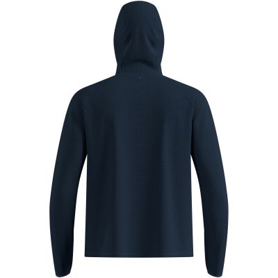 Herren-Hoodie Odlo CUBIC Mid Layer Hoody, blau