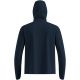Herren-Hoodie Odlo CUBIC Mid Layer Hoody, blau