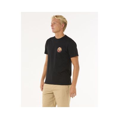 5. RIP CURL Wettie Passage Icon Tee Schwarz