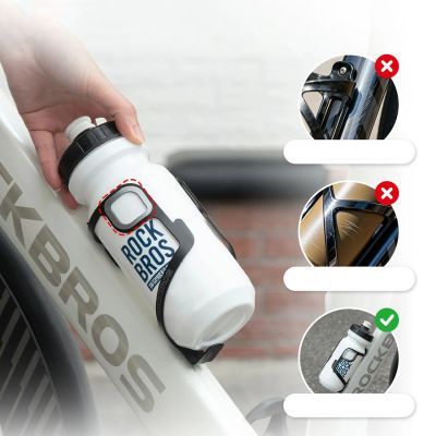 6. Rockbros BBC2504 Ultraleichter Flaschenhalter aus Aluminium – Schwarz